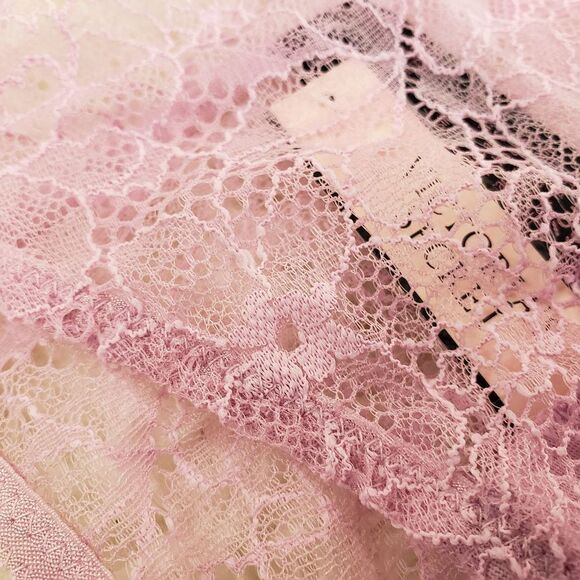 Victoria's Secret BRAZILIAN SMALL Lavender Lace Mesh side chains Very Sexy - Picture 3 of 6